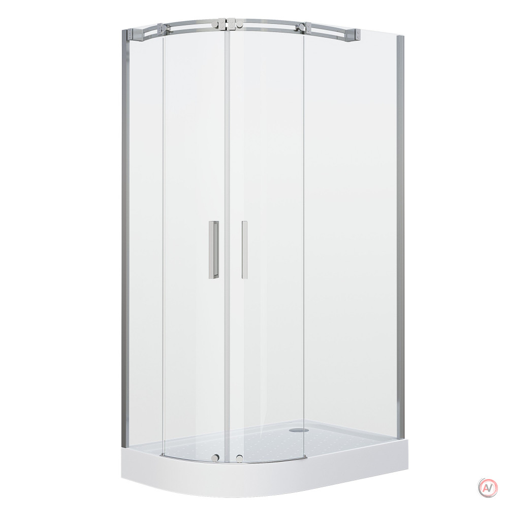 Душ.ограждение GR-4121R Galaxy 120*90*190 двери раздвижные 2 места